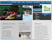 Tablet Screenshot of palmasdelsolresort.com